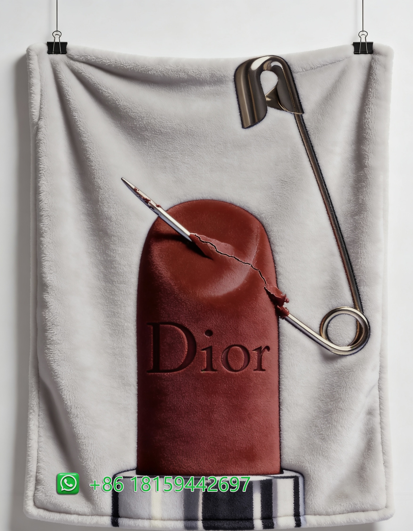 Dior Throw Blankets